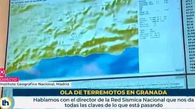 Alarma en Granada por el fenómeno del enjambre sísmico. (Foto: 24h/RTVE)