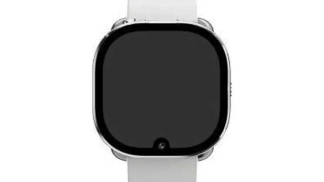 Imagen de Meta Watch obtenida por Bloomberg donde se aprecia el frontal del reloj. (Foto: Bloomberg.com)